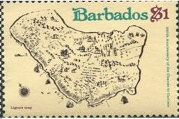 Map of Barbados