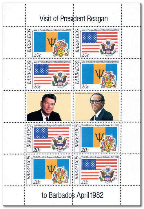 Barbados Flag and Arms