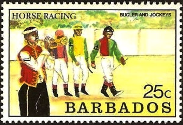 Bugler and Jockeys