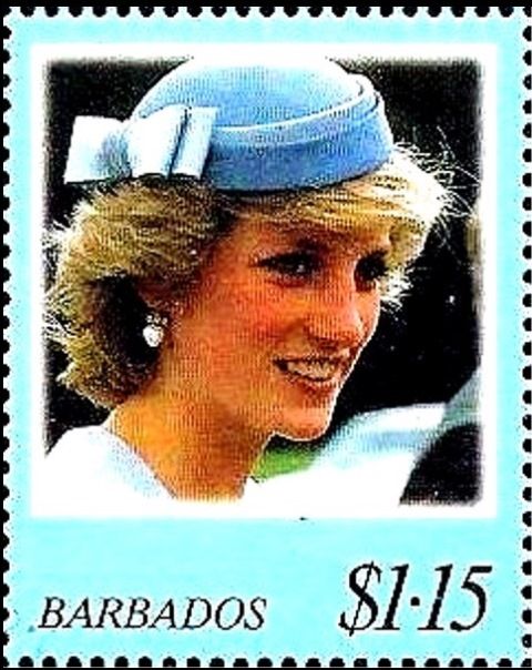 Portrait of Diana Wearing Blue Hat