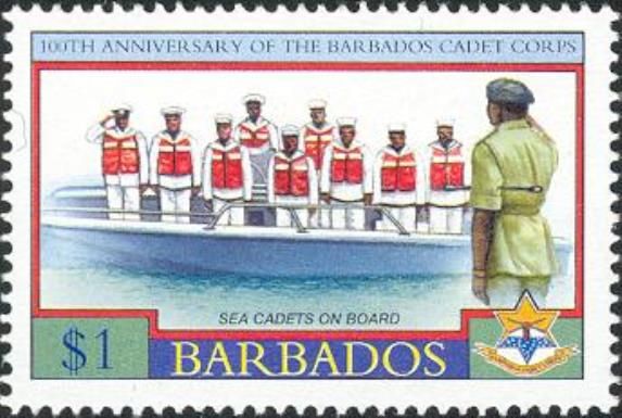 Sea cadets on board