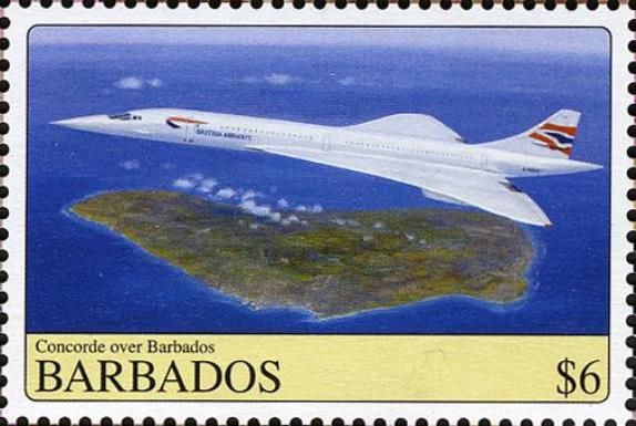 Concorde over Barbados