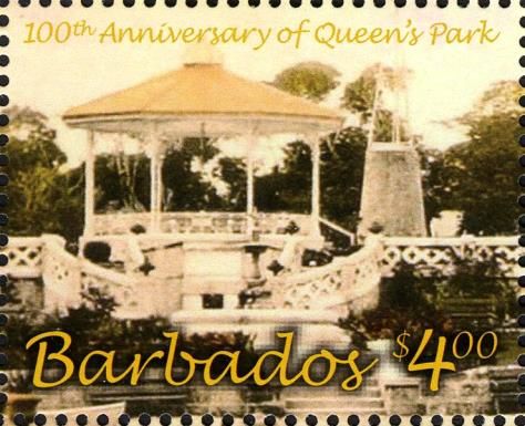 Band stand at park's opening