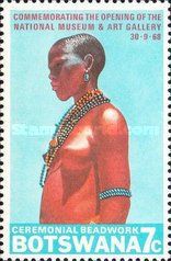 Girl Wearing Ceremonial Beads