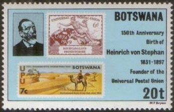 Von Stephan,Stamps of Bechuanaland and Botswana
