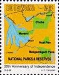 Map of National Parks and Reserves
