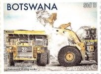 Debswana Mining Trucks