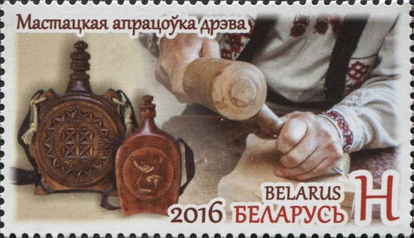 Wood Carver and Carvings