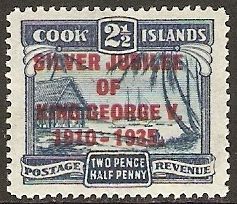 Natives working cargo - overprinted