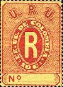 Letter "R" in oval