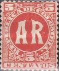 Letters "AR" in colored circle