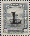 Symbol of legend of El Dorado - overprinted