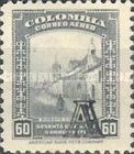 Street in Bogotá - overprinted