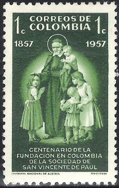 St. Vincent de Paul with children