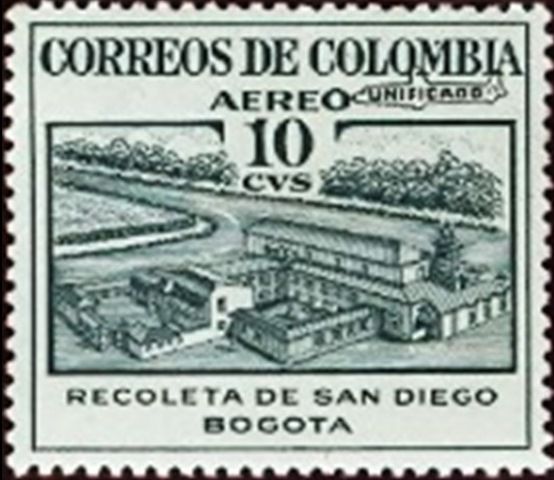 Retreat of San Diego, Bogota Overprinted