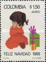 Child with Christmas present