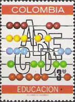Beginning of the alphabet, kids abacus