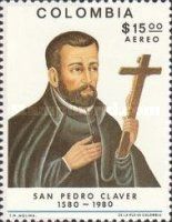 St. Peter Claver Holding Cross