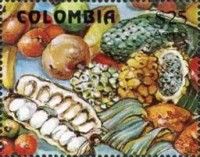 Colombian fruits - Guanabana and Pitayas