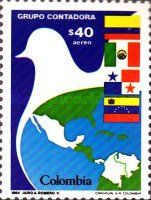 Dove and Flags