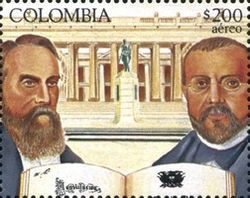 Rafael Nuńez (1825-1894), President; Miguel Antonio Caro, Ch