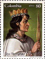 Zipa Tisquesusa, last ruling Indian chief (16th c.)