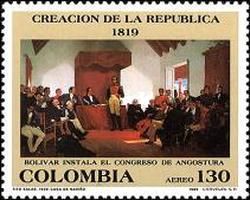 Bolivar Installed at the Congress of Angostura