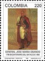 JM Obando (1795-1861), General and President 1831-1832