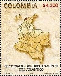 Map of Colombia
