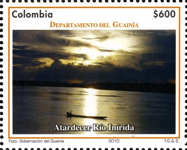 Sunset on Inirida River