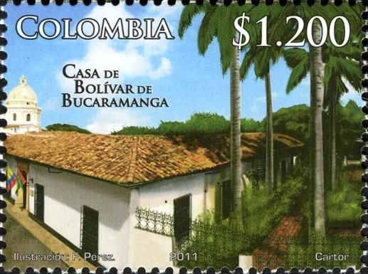 Bolivar`s House in Bucaramanga