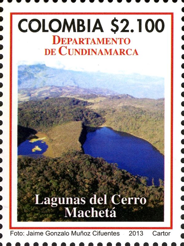 Mountain lakes on Cerro Machetá