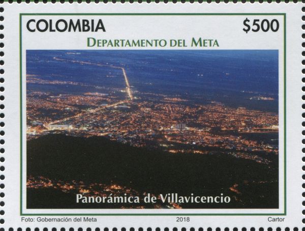 Aerial view of Villavicencio