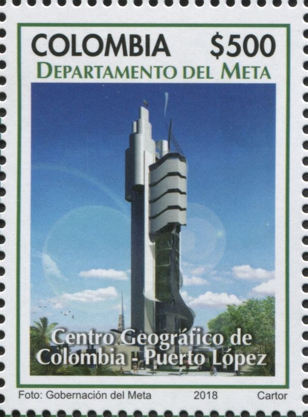 Geographic Center of Colombia in Puerto Lopez