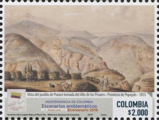 View of Purace, Popayan