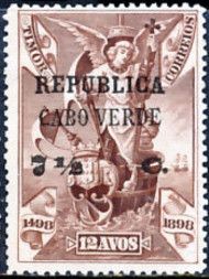 Archangel Raphael - Patron of the fleet - on Timor stamp