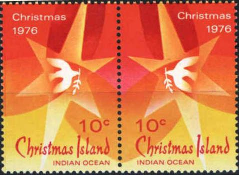 Star of Bethlehem and Dove of Peace Facing Right