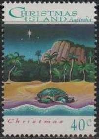 Green Sea Turtle (Chelonia mydas) on Beach