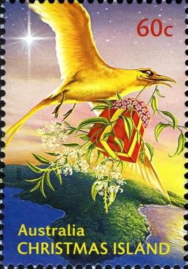 White-tailed Tropicbird Carrying Christmas Gift