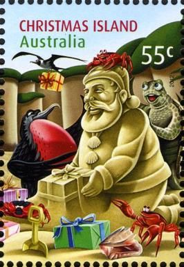 Santa Sand Sculpture