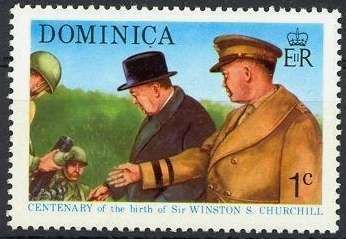 Churchill with Eisenhower