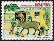 Scenes of Christmas - Cleaning a reindeer