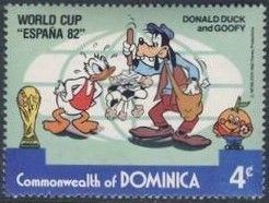 Disney characters in soccer scenes - Dale, Goofy and Donald