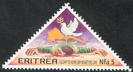 Dead man, map and dove (triangular)