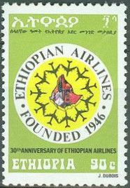 Ethiopian Airlines, 30th anniv.