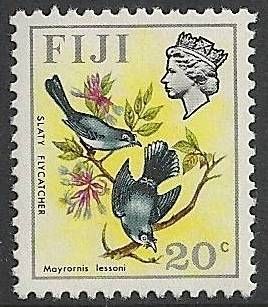 Slaty Flycatcher (Mayrornis lessoni)