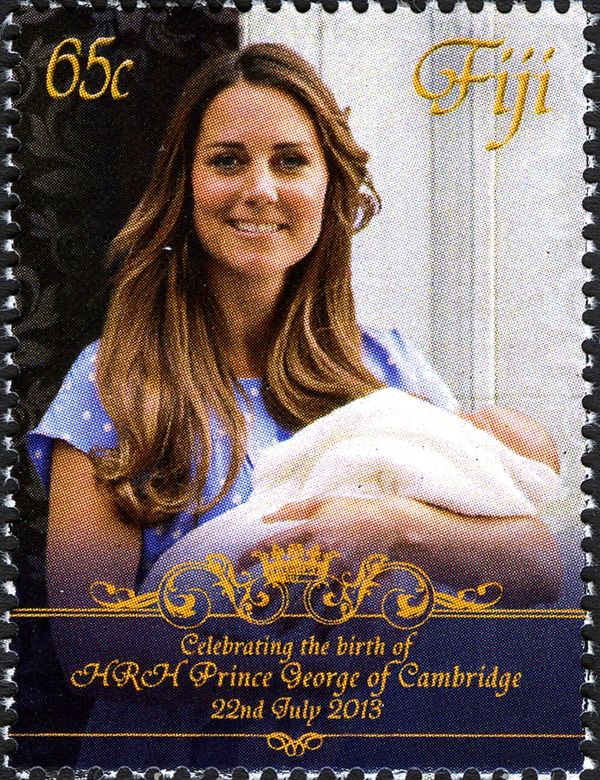 Catherine, Duchess of Cambridge with Prince George