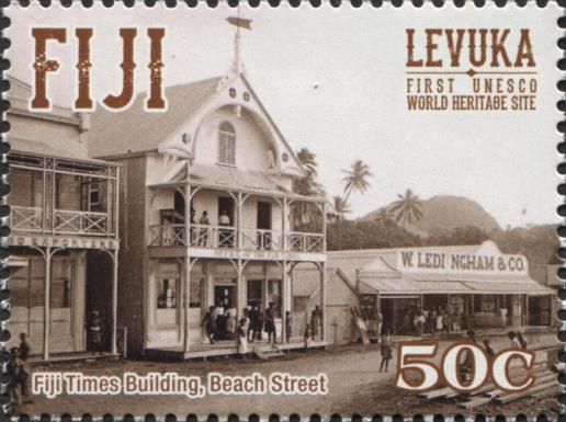Beach Street and Fiji Times building