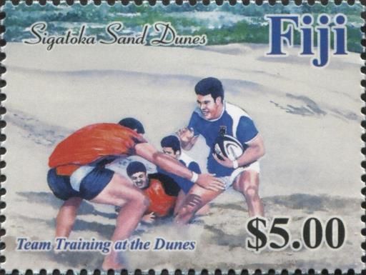 Rugby Team Training at the Dunes