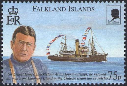 Sir Ernest Shackleton and 'Yelcho' (Chilean Tug)